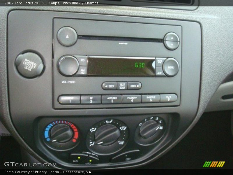 Pitch Black / Charcoal 2007 Ford Focus ZX3 SES Coupe