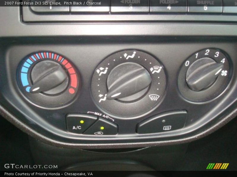 Pitch Black / Charcoal 2007 Ford Focus ZX3 SES Coupe