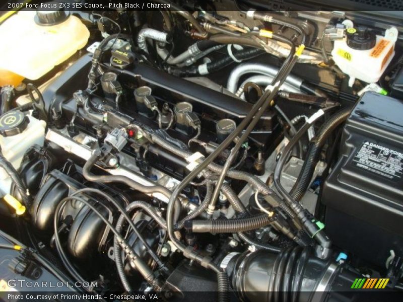 Pitch Black / Charcoal 2007 Ford Focus ZX3 SES Coupe