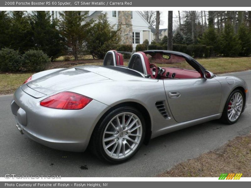 GT Silver Metallic / Carrera Red 2008 Porsche Boxster RS 60 Spyder