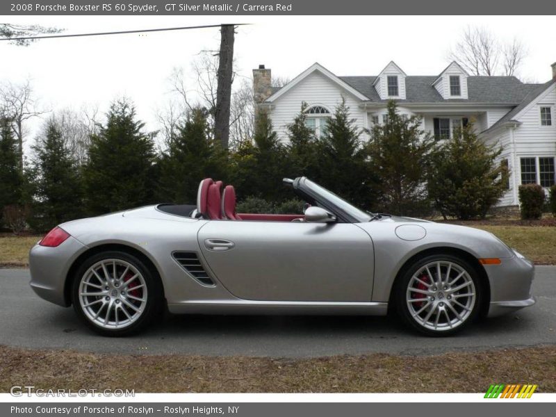GT Silver Metallic / Carrera Red 2008 Porsche Boxster RS 60 Spyder
