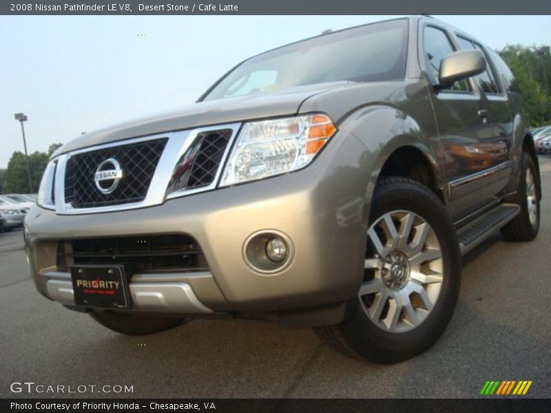 Desert Stone / Cafe Latte 2008 Nissan Pathfinder LE V8
