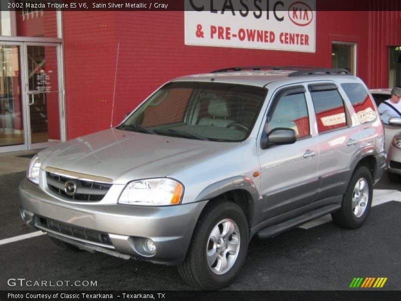 Satin Silver Metallic / Gray 2002 Mazda Tribute ES V6