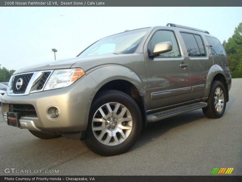 Desert Stone / Cafe Latte 2008 Nissan Pathfinder LE V8