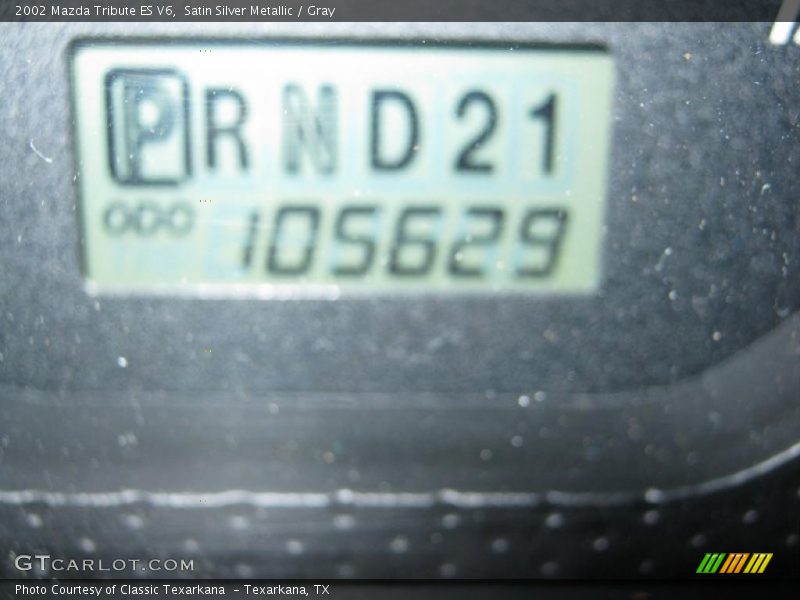 Satin Silver Metallic / Gray 2002 Mazda Tribute ES V6