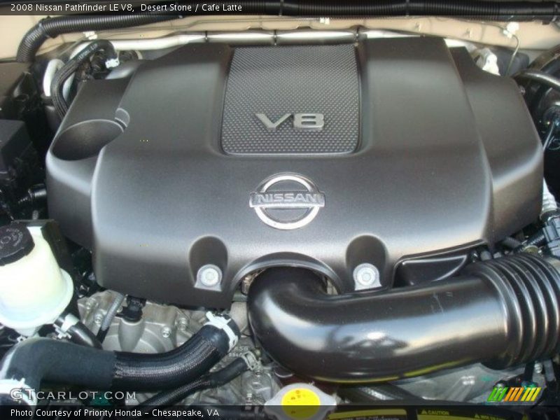 Desert Stone / Cafe Latte 2008 Nissan Pathfinder LE V8