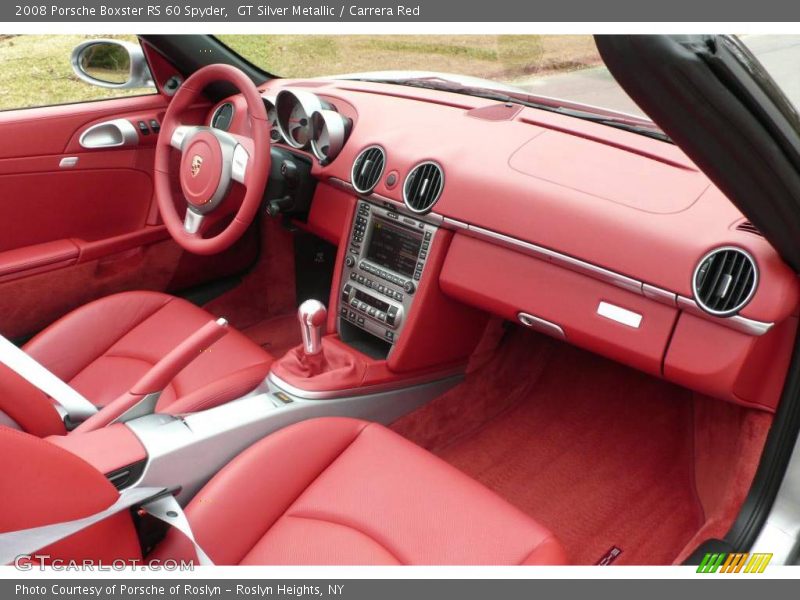 GT Silver Metallic / Carrera Red 2008 Porsche Boxster RS 60 Spyder