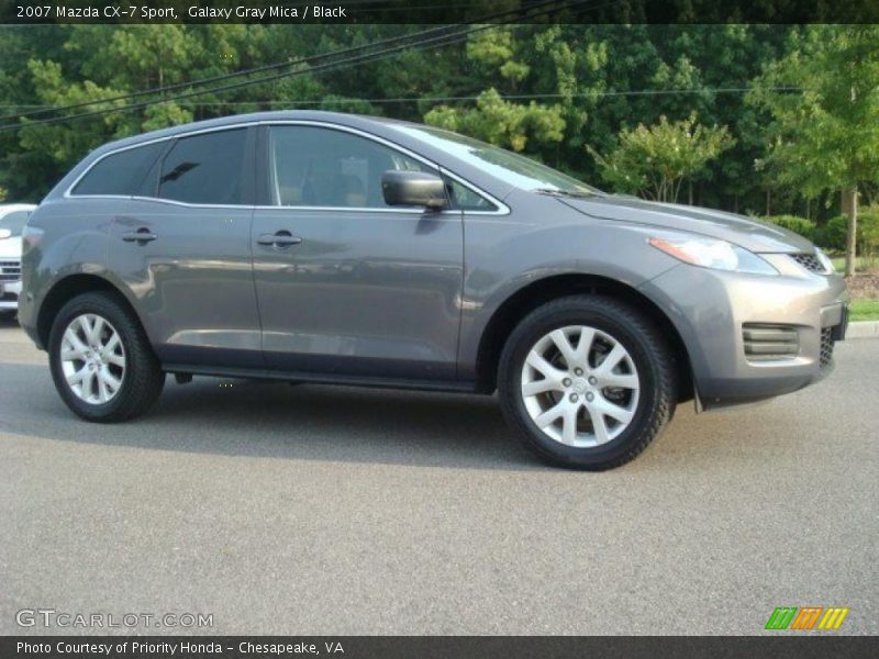 Galaxy Gray Mica / Black 2007 Mazda CX-7 Sport