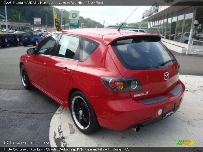 Velocity Red Mica / Black/Red 2005 Mazda MAZDA3 s Hatchback