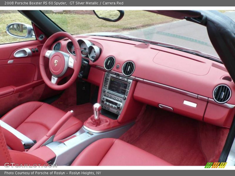 GT Silver Metallic / Carrera Red 2008 Porsche Boxster RS 60 Spyder