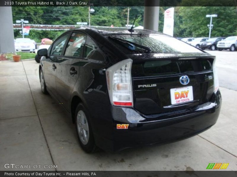 Black / Dark Gray 2010 Toyota Prius Hybrid III