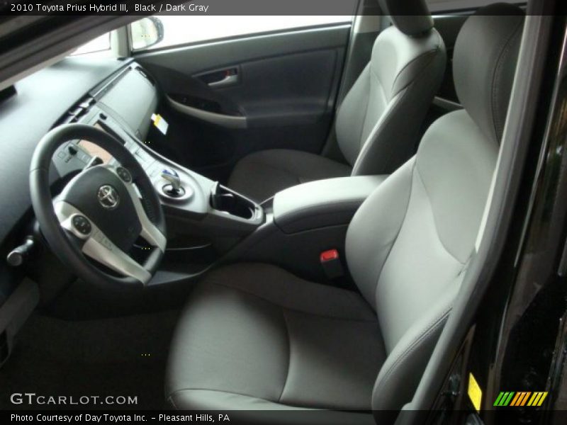 Black / Dark Gray 2010 Toyota Prius Hybrid III