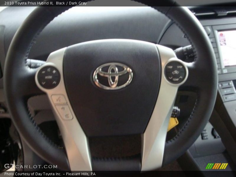 Black / Dark Gray 2010 Toyota Prius Hybrid III