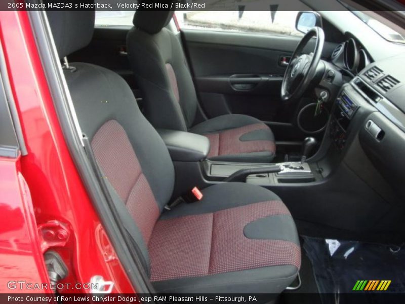 Velocity Red Mica / Black/Red 2005 Mazda MAZDA3 s Hatchback
