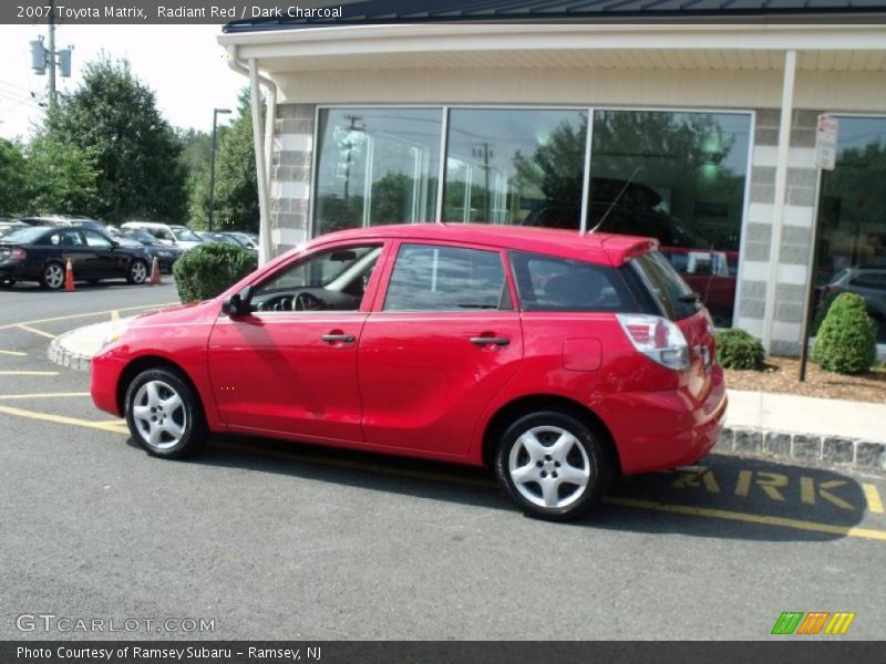 Radiant Red / Dark Charcoal 2007 Toyota Matrix