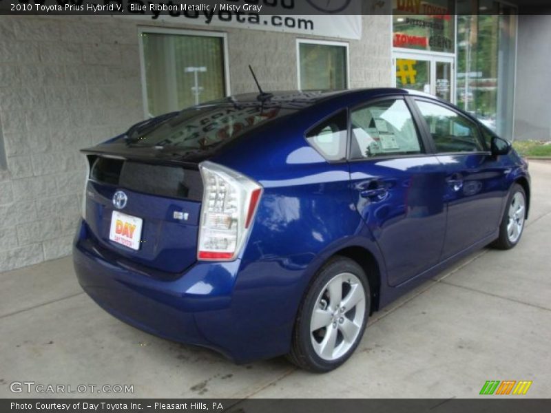 Blue Ribbon Metallic / Misty Gray 2010 Toyota Prius Hybrid V