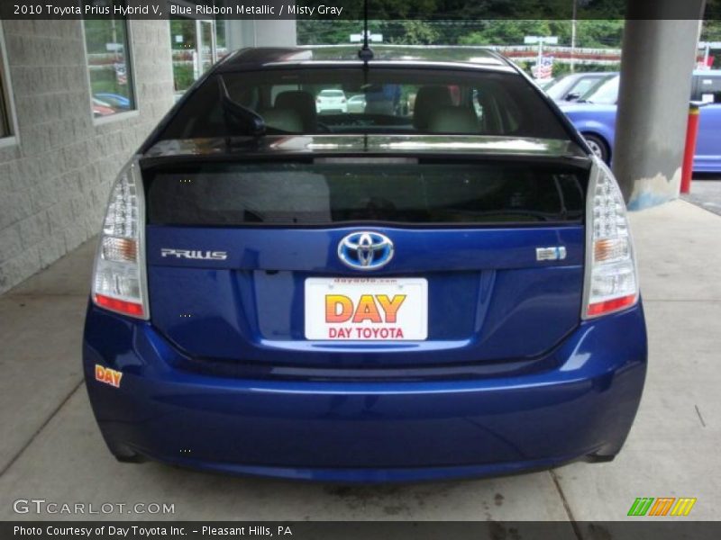 Blue Ribbon Metallic / Misty Gray 2010 Toyota Prius Hybrid V