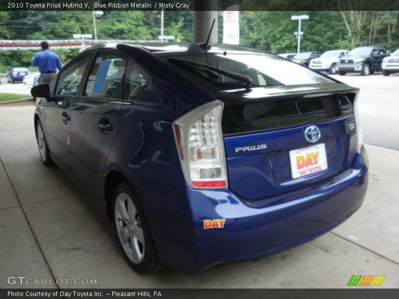 Blue Ribbon Metallic / Misty Gray 2010 Toyota Prius Hybrid V