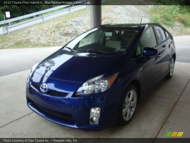 Blue Ribbon Metallic / Misty Gray 2010 Toyota Prius Hybrid V
