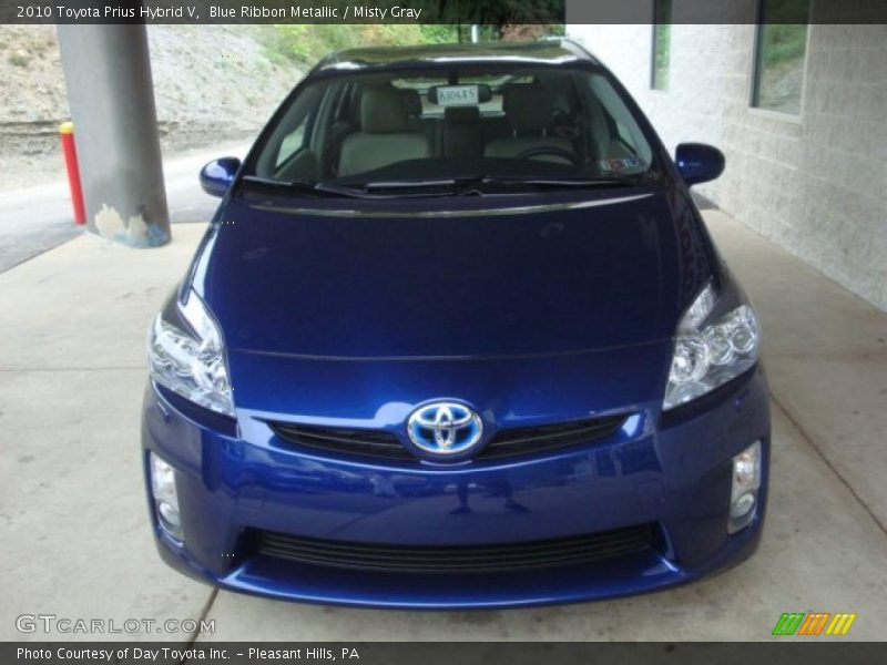 Blue Ribbon Metallic / Misty Gray 2010 Toyota Prius Hybrid V