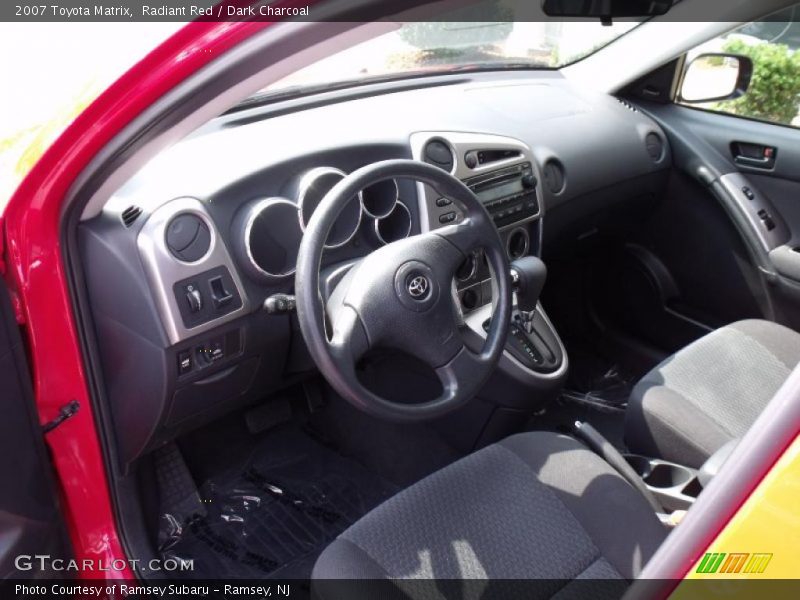 Radiant Red / Dark Charcoal 2007 Toyota Matrix