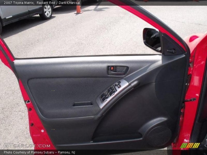 Radiant Red / Dark Charcoal 2007 Toyota Matrix
