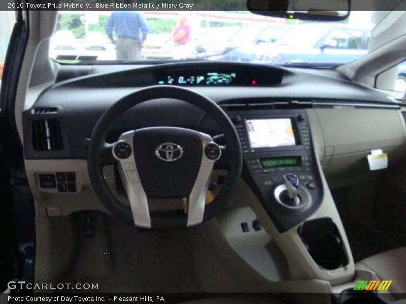 Blue Ribbon Metallic / Misty Gray 2010 Toyota Prius Hybrid V