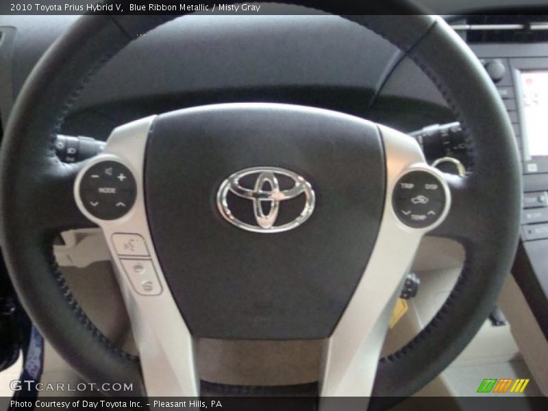 Blue Ribbon Metallic / Misty Gray 2010 Toyota Prius Hybrid V