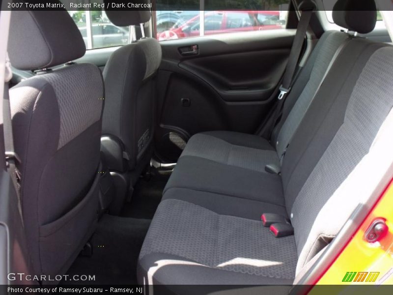 Radiant Red / Dark Charcoal 2007 Toyota Matrix