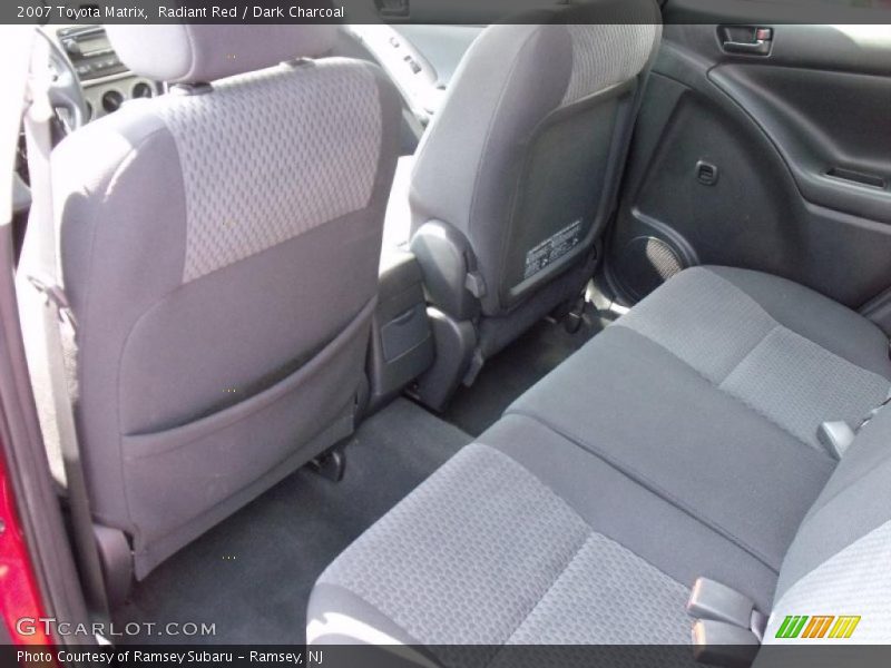 Radiant Red / Dark Charcoal 2007 Toyota Matrix