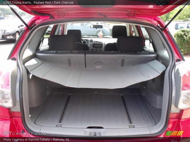 Radiant Red / Dark Charcoal 2007 Toyota Matrix