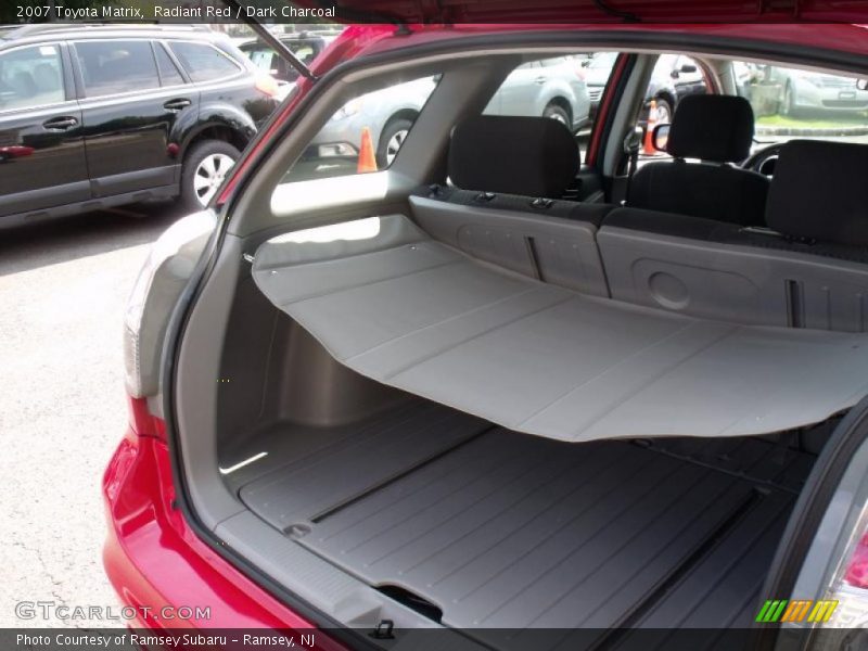 Radiant Red / Dark Charcoal 2007 Toyota Matrix