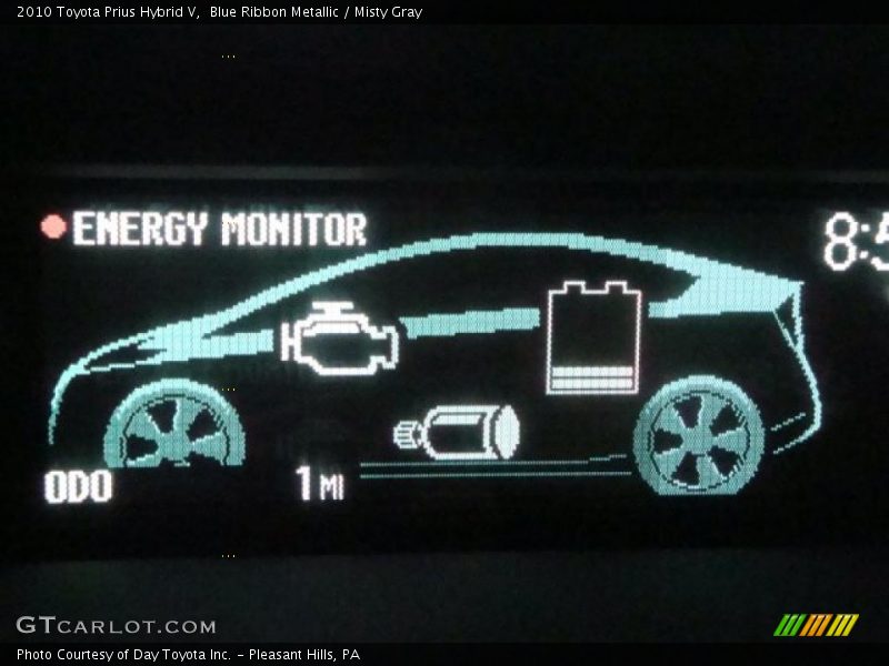 Blue Ribbon Metallic / Misty Gray 2010 Toyota Prius Hybrid V