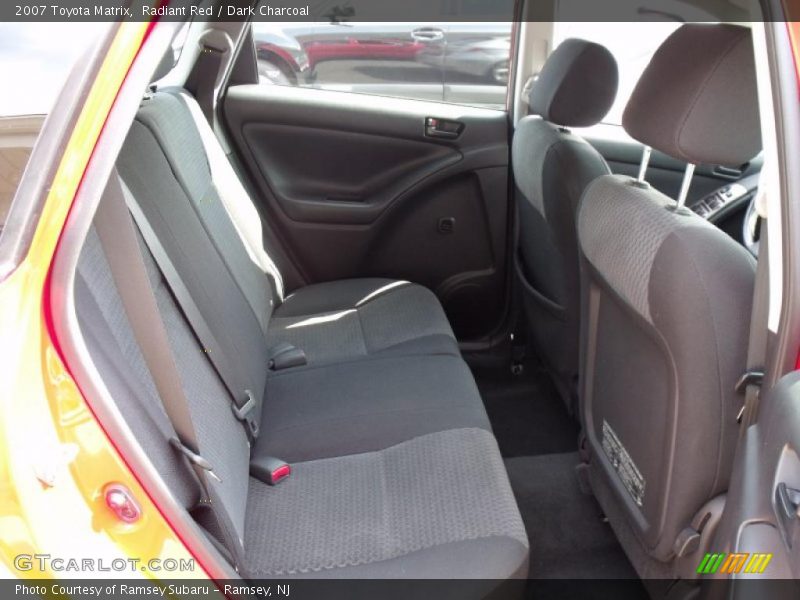Radiant Red / Dark Charcoal 2007 Toyota Matrix