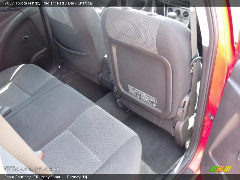 Radiant Red / Dark Charcoal 2007 Toyota Matrix