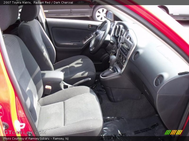 Radiant Red / Dark Charcoal 2007 Toyota Matrix