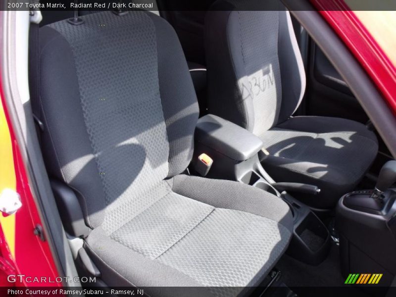 Radiant Red / Dark Charcoal 2007 Toyota Matrix
