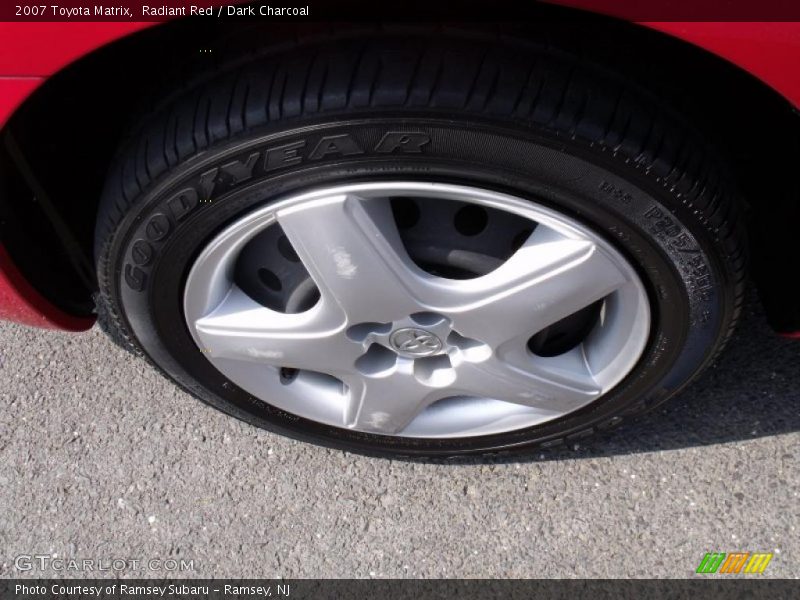 Radiant Red / Dark Charcoal 2007 Toyota Matrix