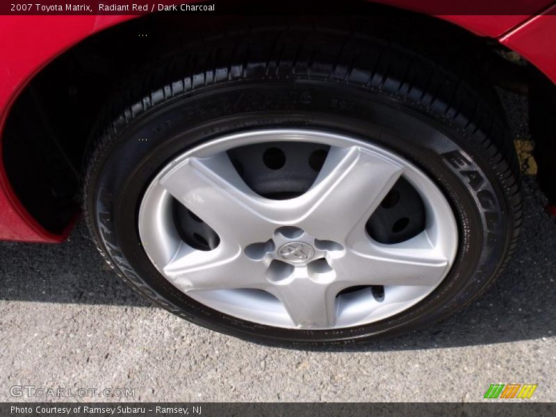 Radiant Red / Dark Charcoal 2007 Toyota Matrix