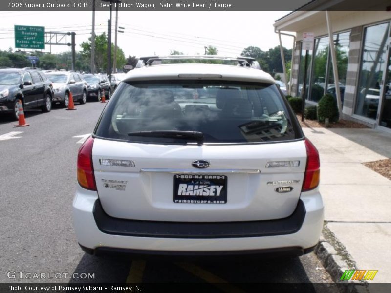 Satin White Pearl / Taupe 2006 Subaru Outback 3.0 R L.L.Bean Edition Wagon