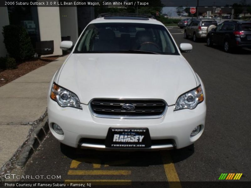Satin White Pearl / Taupe 2006 Subaru Outback 3.0 R L.L.Bean Edition Wagon