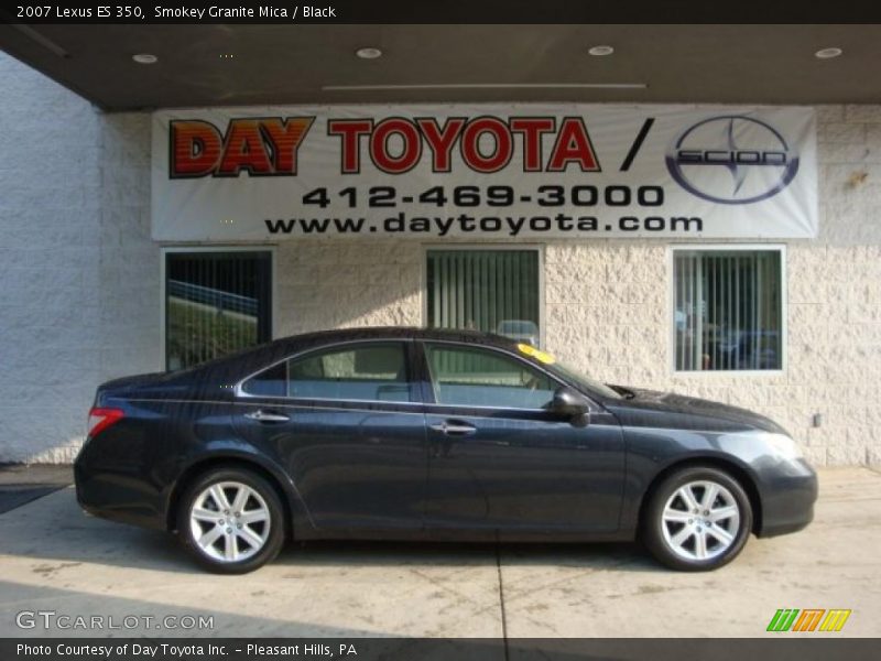 Smokey Granite Mica / Black 2007 Lexus ES 350