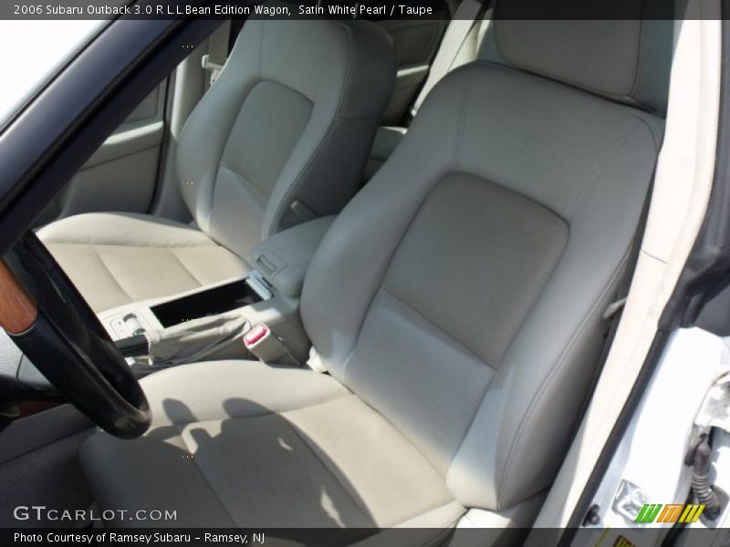 Satin White Pearl / Taupe 2006 Subaru Outback 3.0 R L.L.Bean Edition Wagon