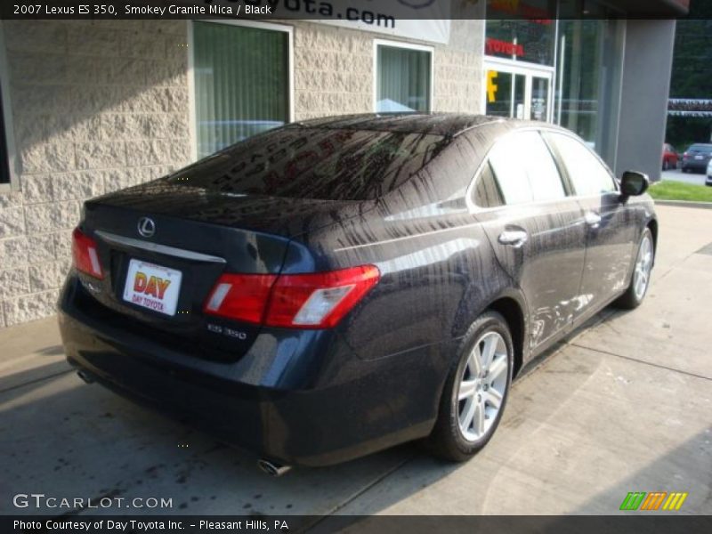 Smokey Granite Mica / Black 2007 Lexus ES 350