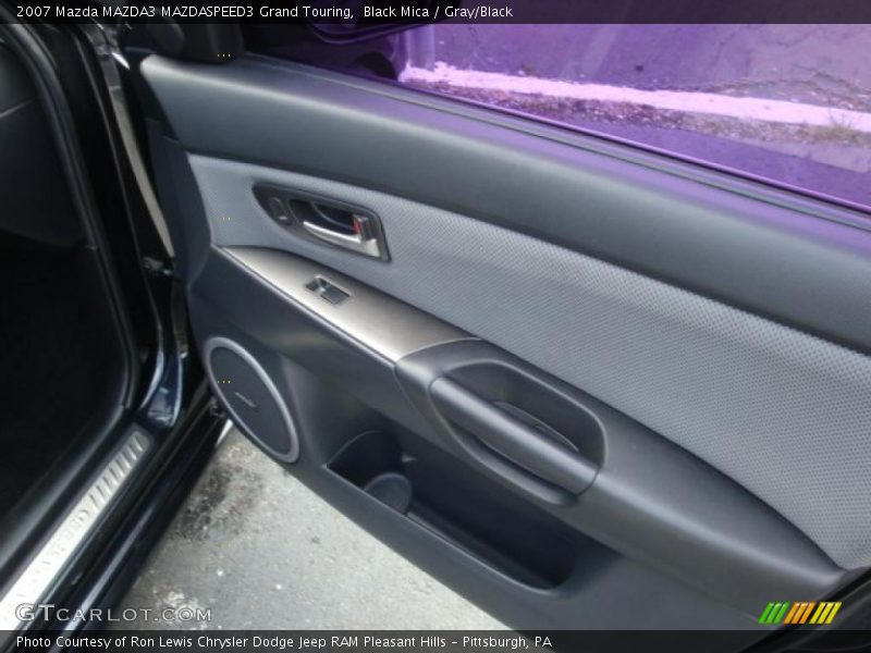 Black Mica / Gray/Black 2007 Mazda MAZDA3 MAZDASPEED3 Grand Touring