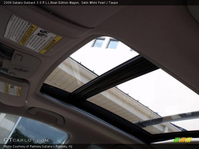 Satin White Pearl / Taupe 2006 Subaru Outback 3.0 R L.L.Bean Edition Wagon