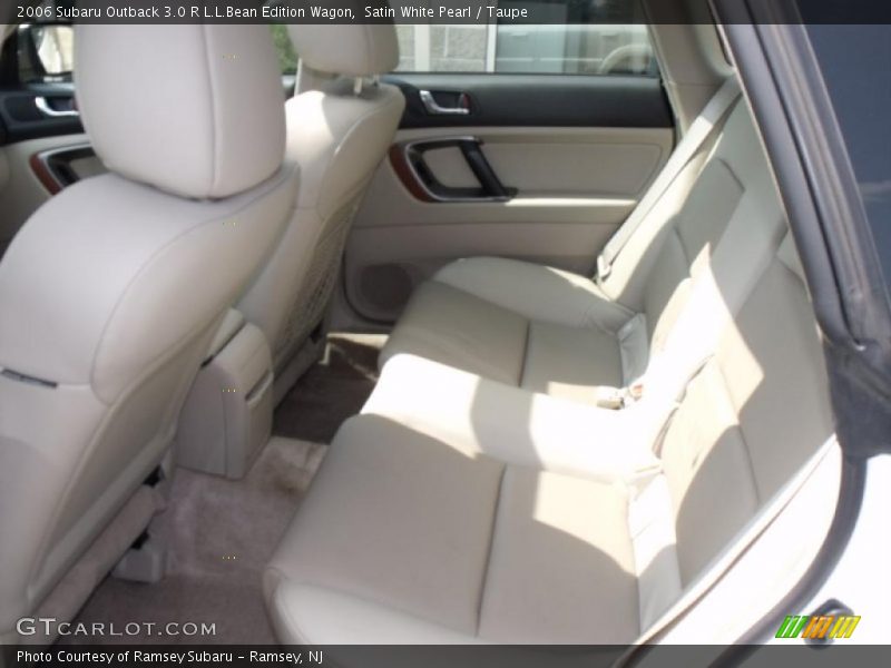 Satin White Pearl / Taupe 2006 Subaru Outback 3.0 R L.L.Bean Edition Wagon