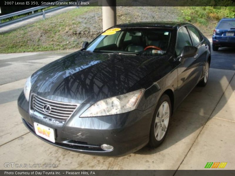 Smokey Granite Mica / Black 2007 Lexus ES 350