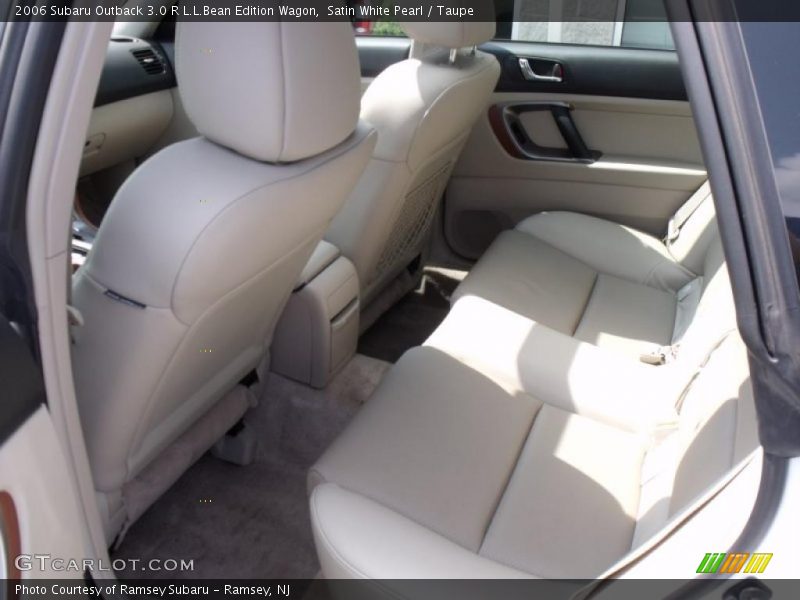 Satin White Pearl / Taupe 2006 Subaru Outback 3.0 R L.L.Bean Edition Wagon