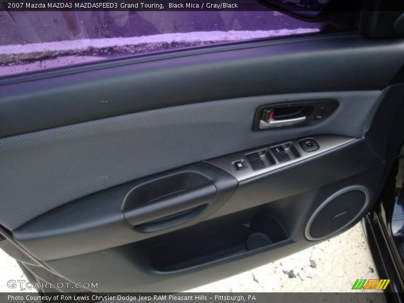 Black Mica / Gray/Black 2007 Mazda MAZDA3 MAZDASPEED3 Grand Touring